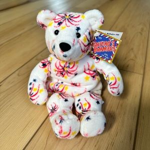 Vintage 1999 Mark McGwire Beanie Bear collectors edition 4th of July